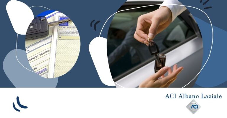Passaggio di proprietà auto a Albano Laziale con ACI Albano Laziale