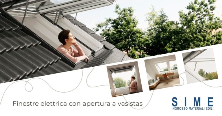 Rivenditori finestra elettrica VELUX a Roma da Sime Srl